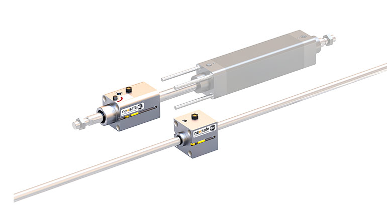 Nexen’s spring engaged, air released rod locks are safety certified to comply with international safety standard ISO 13849-1. Category Level up to 4 and Performance Level up to e, able to be achieved using NexSafe products in recommended configuration.
