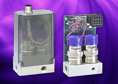 Clippard’s Cordis proportional pressure controls use the proven EVP and DVP lines of electronic proportional valves, allowing for steady, repeatable downstream pressure as demand or processes change.
