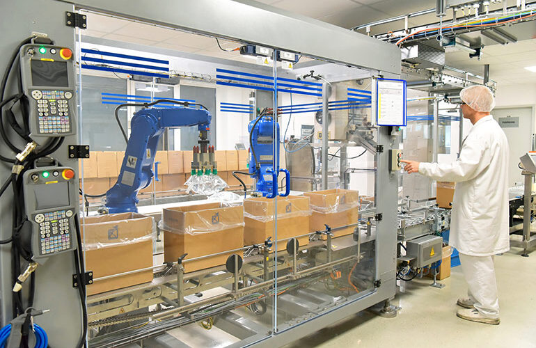 JElectro-pneumatic regulation ensures proper force control in critical applications, such as packaging volume in medical packaging, where it is vital that the amount of product in the package matches the label.