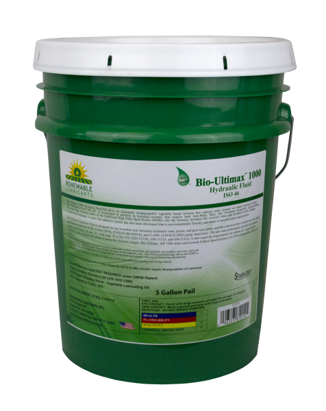 81014-Bio-Ultimax-1000-Hydraulic-Fluids-ISO-46-5-Gal-Pail